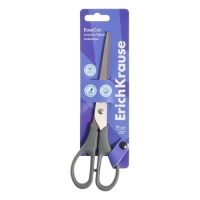 Ножницы ErichKrause EasyCut, 19 см, улучшенная заточка, ударопрочный пластик, блистер, МИКС