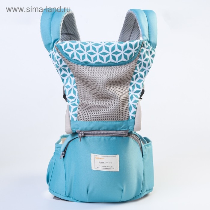 Рюкзак-кенгуру, хипсит для малыша «Абстракция», от 3 до 20 кг., цвет голубой Рюкзак-кенгуру, хипсит для малыша «Абстракция», от 3 до 20 кг., цвет голубой