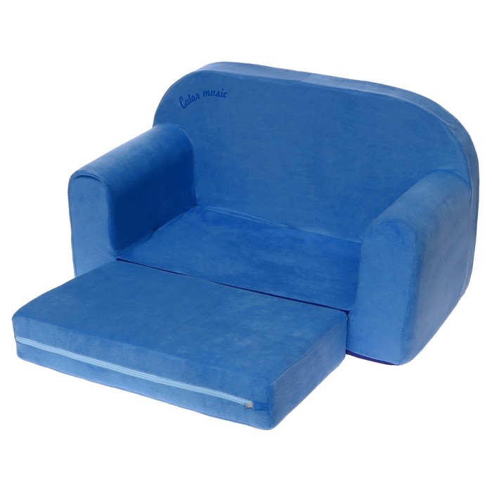 Мягкая игрушка «Диванчик раскладной Happy babby», цвет синий Мягкая игрушка «Диванчик раскладной Happy babby», цвет синий