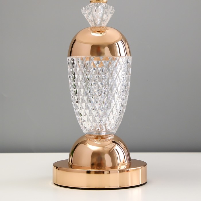 Настольная лампа с подсветкой Настольная лампа с подсветкой "Сэбия" Е27 40Вт золото 26х26х45 см