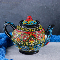 Чайник Риштанская керамика "Самарканд", 1 л, разноцветный микс