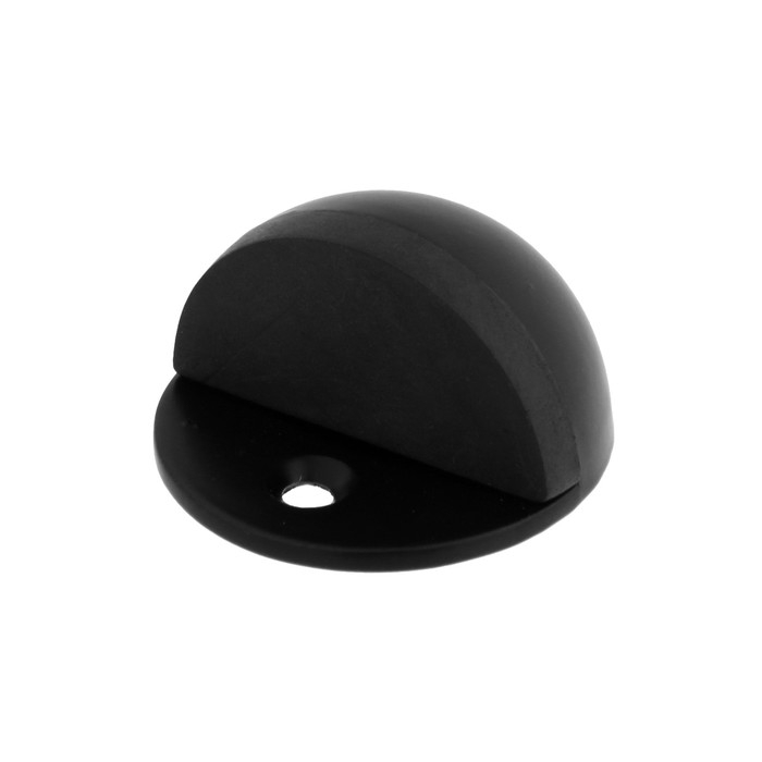 Упор дверной LOCKLAND, с крепежным штырем, d=40 мм, h=25 мм, цвет черный Упор дверной LOCKLAND, с крепежным штырем, d=40 мм, h=25 мм, цвет черный