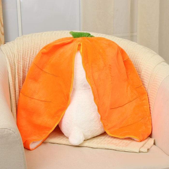 Мягкая игрушка «Зайка-морковка», 60 см