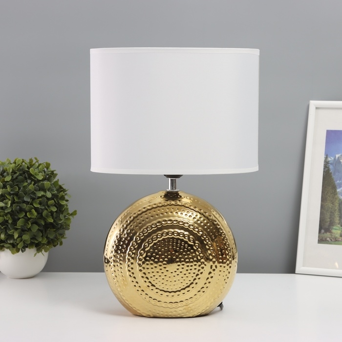 Лампа настольная 7515120TL/1 E27 40Вт золото 24,5х24,5х37 см RISALUX Лампа настольная 7515120TL/1 E27 40Вт золото 24,5х24,5х37 см RISALUX