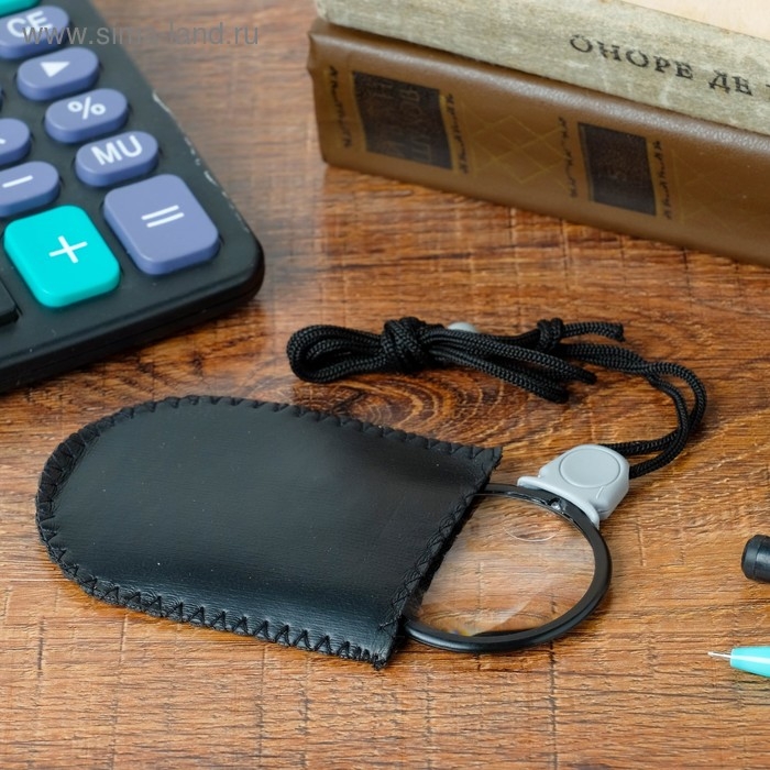 Лупа на шнурке 4х, d=5см Лупа на шнурке 4х, d=5см