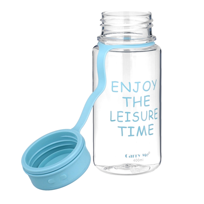 Бутылка для воды, 450 мл, с ситечком, 17.5 х 10.5 см, голубая Бутылка для воды, 450 мл, с ситечком, 17.5 х 10.5 см, голубая