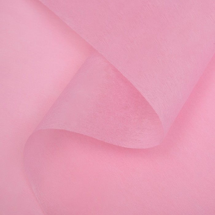 Фетр однотонный, светло-розовый, 50 см x 15 м Фетр однотонный, светло-розовый, 50 см x 15 м