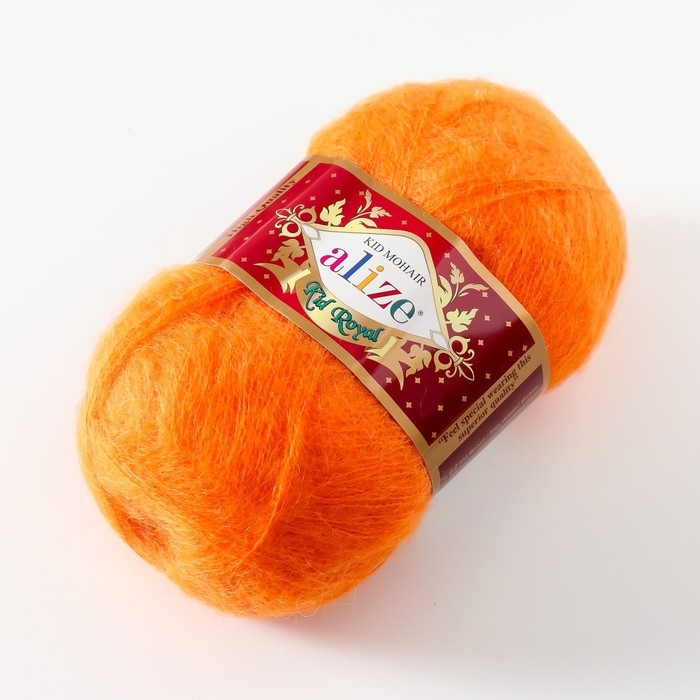 Пряжа Пряжа "Kid royal 50" 62% кидмохер, 38% полиамид 500м/50гр (487)