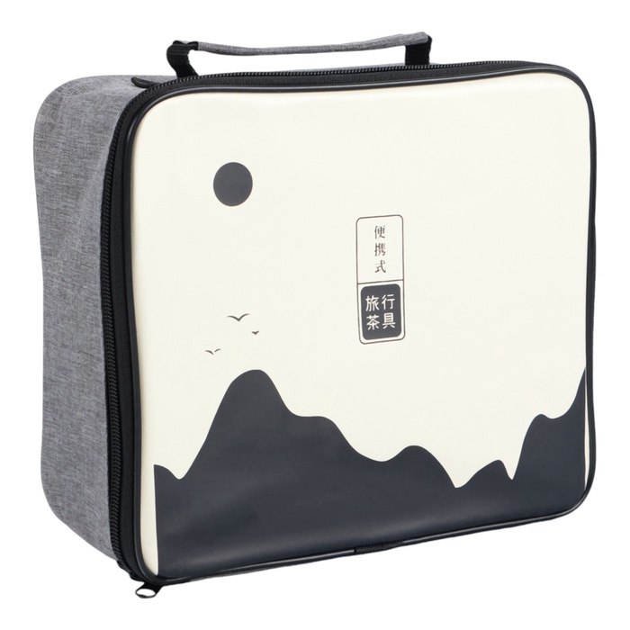 Набор для чайной церемонии 5 предметов, на 3 персоны, чашка 60 мл, чайник 200 мл, фарфор