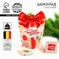 Новый год! Шоколад молочный &laquo;Почта&raquo;, 5 гр х 4 шт