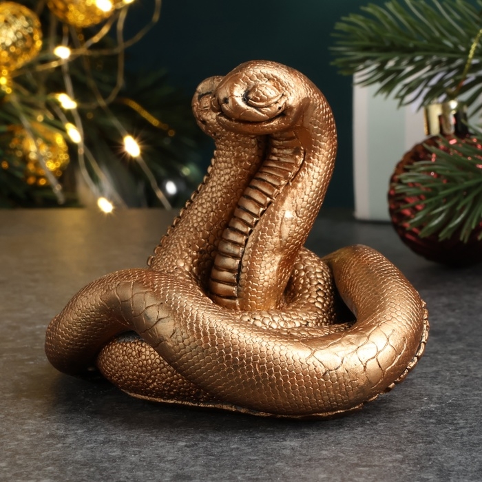 Фигура Фигура "Пара змей" бронза, 8х8см
