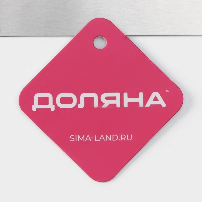 Кондитерская лопатка - палетка изогнутая Доляна, 36,5×3 см, рабочая часть 24,5 см, цвет серебристый