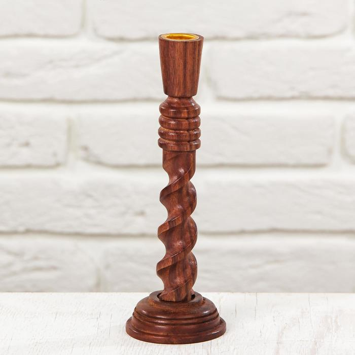 Подсвечник дерево Подсвечник дерево "Классика" 20*6*6 см