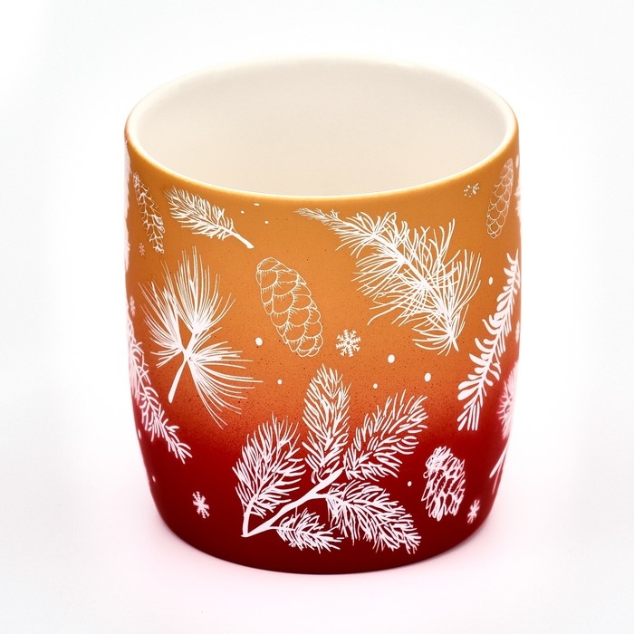 Новый год. Кружка керамическая «Зимний лес», 320 мл Новый год. Кружка керамическая «Зимний лес», 320 мл