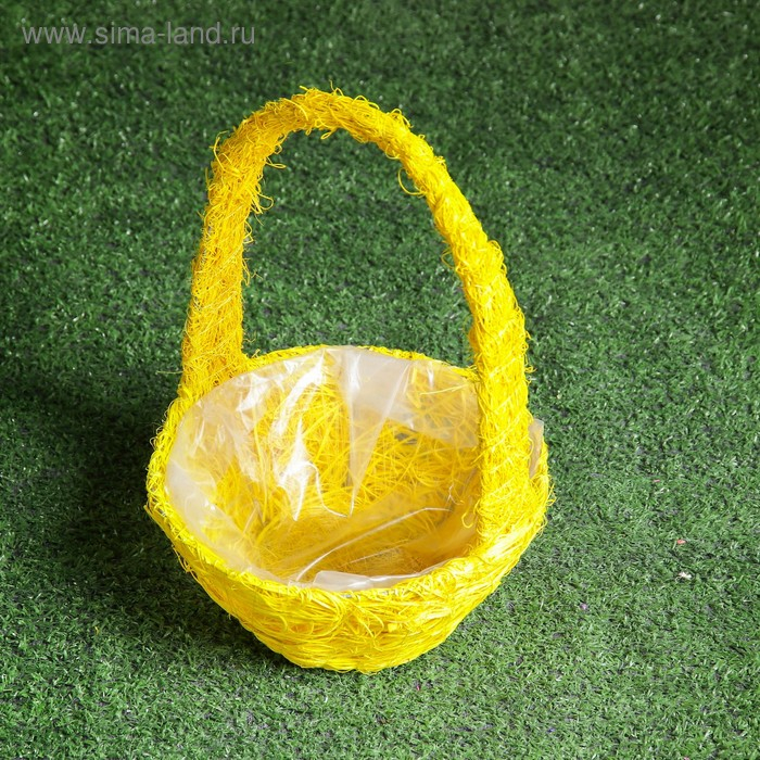 Набор корзин «Солнышко», 3 шт, 25×10/32 см, 20×9/28 см, 17×8/23 см, ротанг, сизаль Набор корзин «Солнышко», 3 шт, 25×10/32 см, 20×9/28 см, 17×8/23 см, ротанг, сизаль