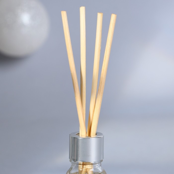 Новый год! Диффузор ароматический палочки «Новогодняя коллекция: Happy new year», черный лед, 10 мл