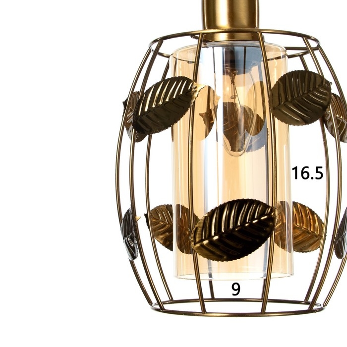 Светильник BayerLux Светильник BayerLux "Лаура" E27 40Вт золото 18х18х20-120 см