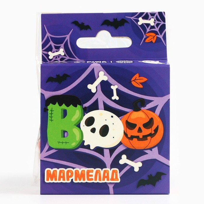 Хэллоуин Мармелад в виде черепа &laquo;Паутина&raquo;, 40 г