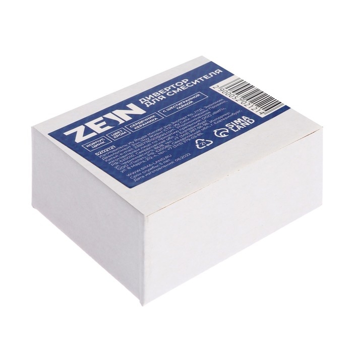 Дивертор ZEIN Z743, для смесителя, корпус цинк, цвет хром Дивертор ZEIN Z743, для смесителя, корпус цинк, цвет хром