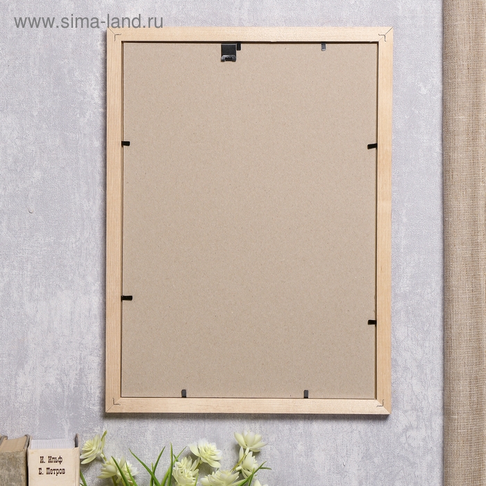 Фоторамка сосна с24 дуб 25х35 см (пластиковый экран)