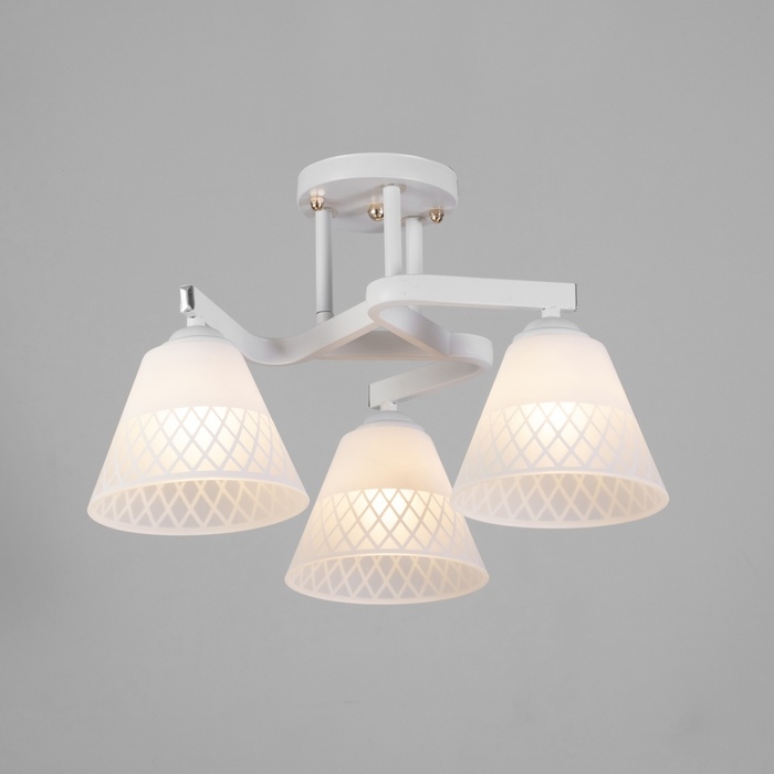 Люстра Люстра "Ронан" 3хЕ27 40Вт белый 48х48х28 см