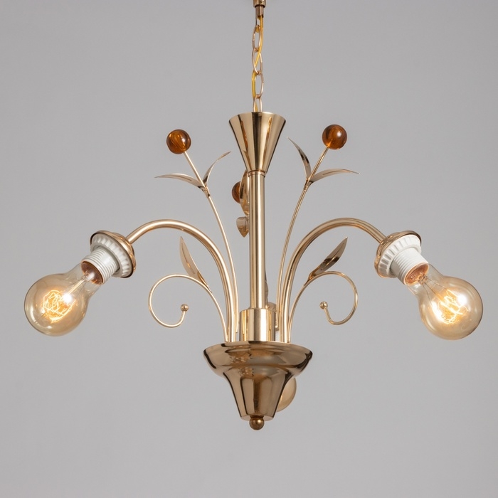 Люстра Люстра "Глори" БП 3х40Вт Е27 Золото МОДЕЛЬ: 2600545