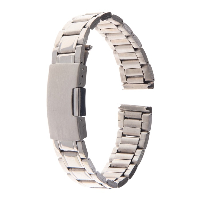 Ремешок для часов Ремешок для часов "Соломон", 18 мм, металл, l-18 см, хром