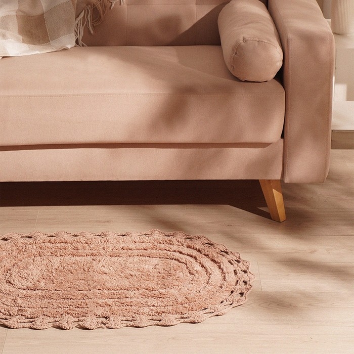 Ковер для ванны SL Home, хлопок, 60×90 см, цвет мокко Ковер для ванны SL Home, хлопок, 60×90 см, цвет мокко