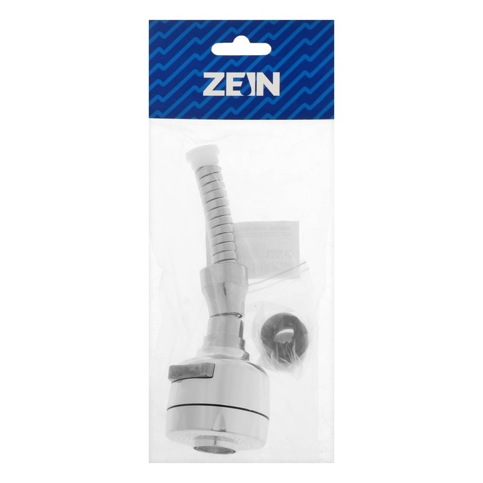 Аэратор ZEIN Z3594, поворотный, гибкий, с регулировкой потока, 2 режима, хром Аэратор ZEIN Z3594, поворотный, гибкий, с регулировкой потока, 2 режима, хром