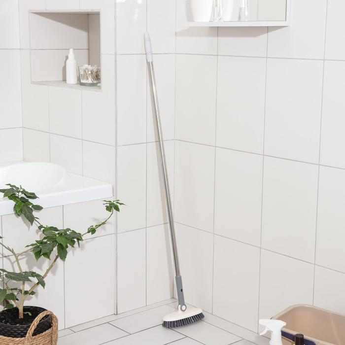 Щётка универсальная с поворотной насадкой Доляна, 18×7,5×115 см Щётка универсальная с поворотной насадкой Доляна, 18×7,5×115 см