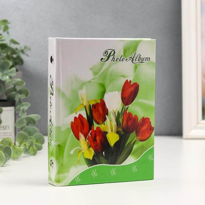 Фотоальбом 36 фото 10х15 см Фотоальбом 36 фото 10х15 см "Букет роз" МИКС 16,5х12х3,5 см