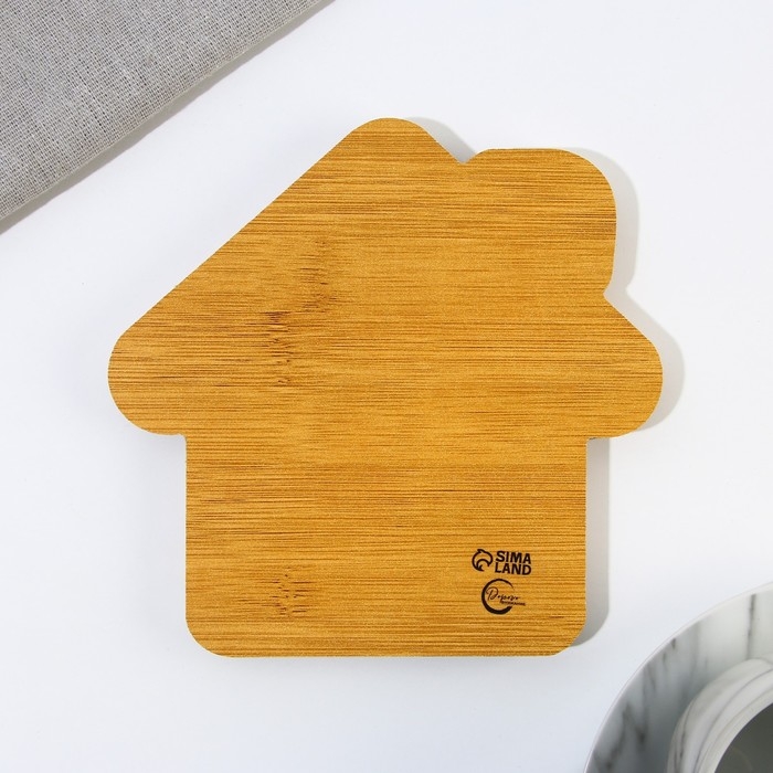 Подставка под кружку «Домик», 15.4х14.9 см Подставка под кружку «Домик», 15.4х14.9 см