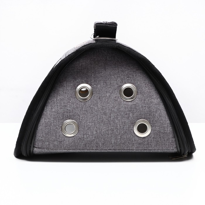 Сумка-переноска  Сумка-переноска "Мини" 25 х 21 х 16 см, серая