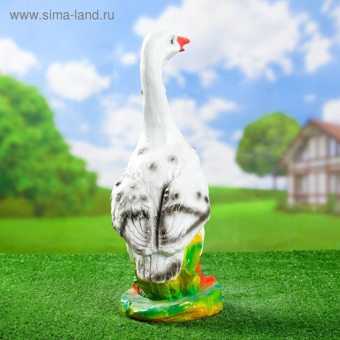 Садовая фигура Садовая фигура "Гусь станина" 20х20х48см