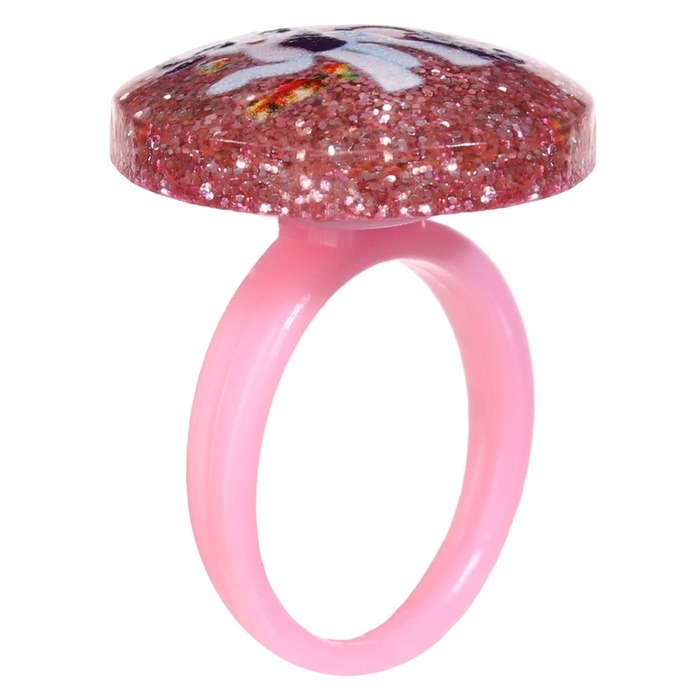 Набор колец на голографической подложке Набор колец на голографической подложке "Пони" 5 шт, My Little Pony МИКС