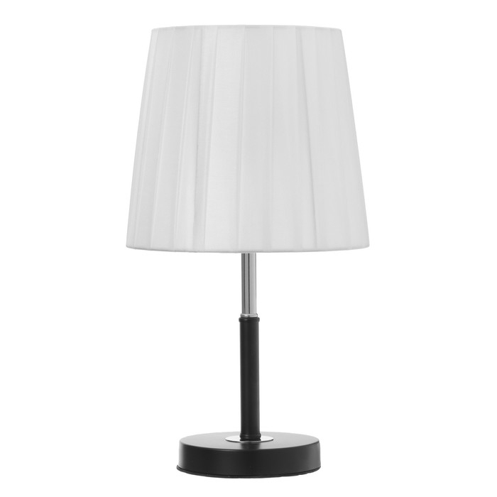 Настольная лампа Настольная лампа "Фиона" Е27 40Вт черно-белый 19х19х36 см RISALUX