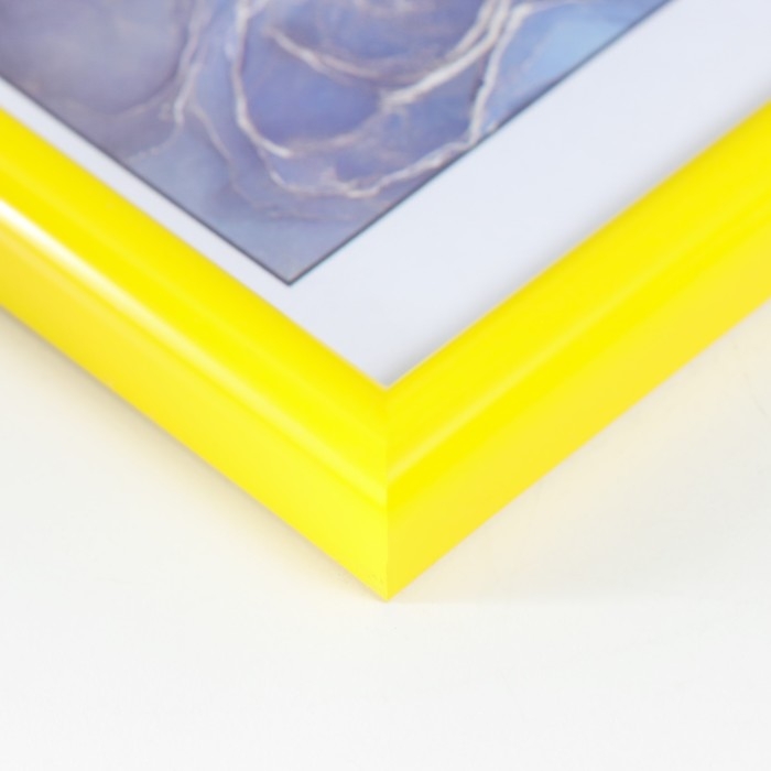 Фоторамка пластик Фоторамка пластик "Радуга" 10х15 см, жёлтый