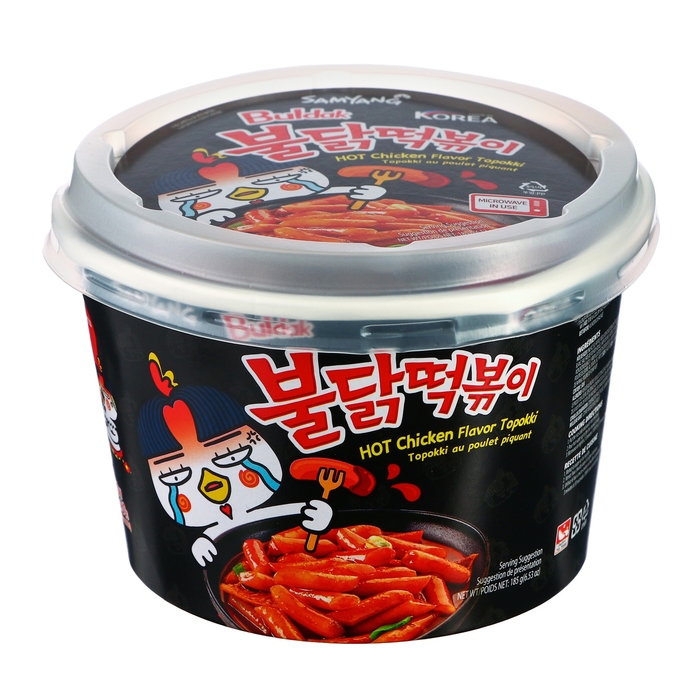Токпокки острые со вкусом курицы в соусе бульдак, 185 г Токпокки острые со вкусом курицы в соусе бульдак, 185 г