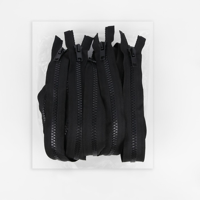 Молния «Трактор», №8, разъёмная, замок автомат, 110 см, цвет чёрный, цена за 1 штуку Молния «Трактор», №8, разъёмная, замок автомат, 110 см, цвет чёрный, цена за 1 штуку