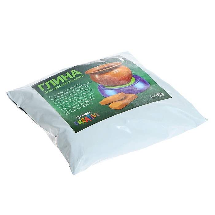 Масса для лепки «Глина для гончарного круга», вес: 830 г Масса для лепки «Глина для гончарного круга», вес: 830 г