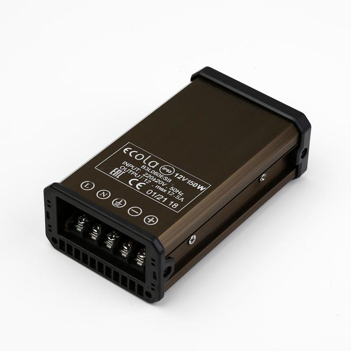 Блок питания Ecola для светодиодной ленты 12 В, 150 Вт, IP53 Блок питания Ecola для светодиодной ленты 12 В, 150 Вт, IP53