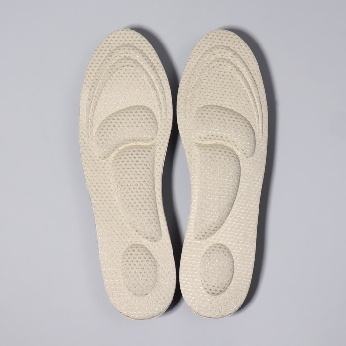 Стельки для обуви, универсальные, амортизирующие, р-р RU до 47 (р-р Пр-ля до 46), 29,5 см, пара, цвет МИКС Стельки для обуви, универсальные, амортизирующие, р-р RU до 47 (р-р Пр-ля до 46), 29,5 см, пара, цвет МИКС