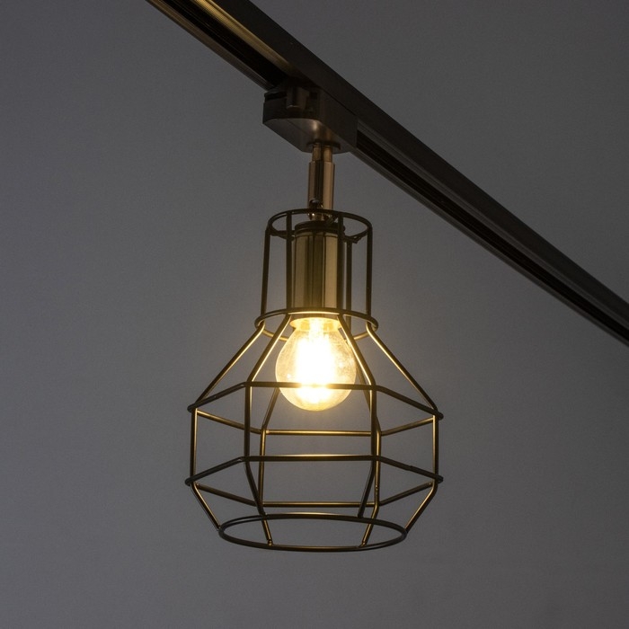 Светильник трековый Светильник трековый "Ортико" Е14 40Вт черный 20х14х13см