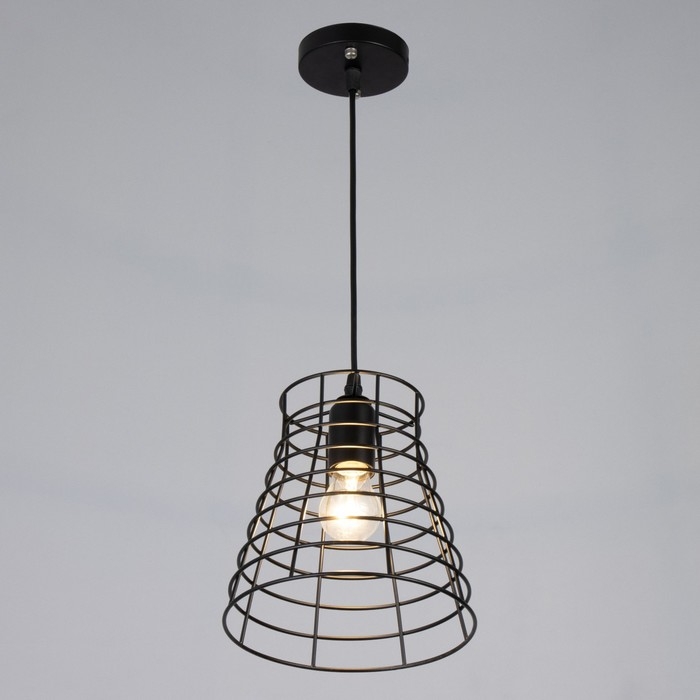 Светильник BayerLux Светильник BayerLux "Крона" Е27 40Вт черный 20х20х18-118см