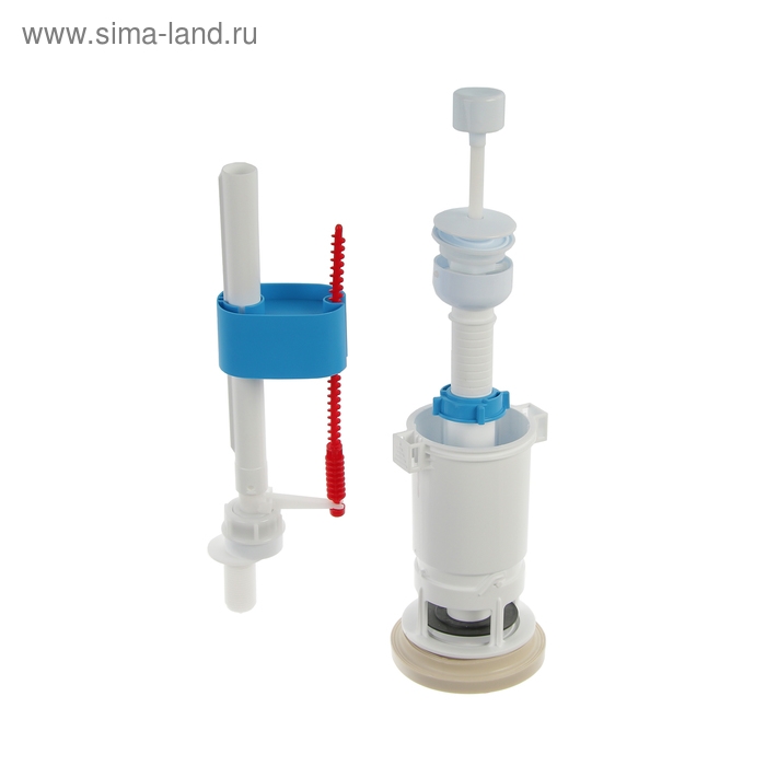 Арматура для смывных бачков Арматура для смывных бачков "АНИ Пласт" WC4550 Эконом, с нижней подводкой 1/2", шток хром