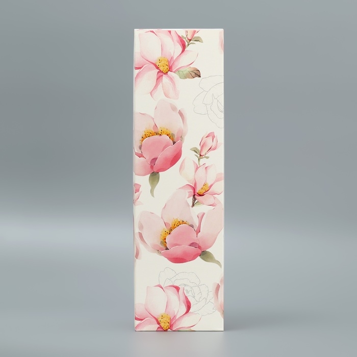 Коробка подарочная складная, упаковка, «Цветочная», 9 х 32 х 9 см Коробка подарочная складная, упаковка, «Цветочная», 9 х 32 х 9 см