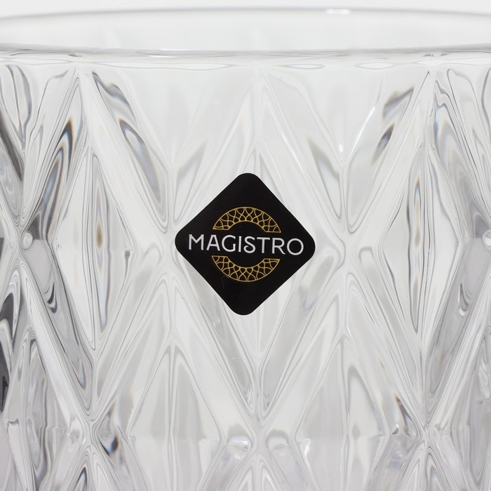 Набор стаканов Magistro «Богема. Ромбы», 310 мл, 8,3×7,7×9 см, 6 шт Набор стаканов Magistro «Богема. Ромбы», 310 мл, 8,3×7,7×9 см, 6 шт