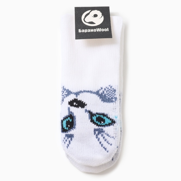 Варежки двойные женские, цвет белый, р-р 18 Варежки двойные женские, цвет белый, р-р 18