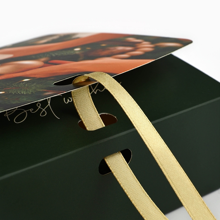 Коробка подарочная новогодняя складная «Верь в чудо», 16.5 х 12.5 х 5 см, Новый год Коробка подарочная новогодняя складная «Верь в чудо», 16.5 х 12.5 х 5 см, Новый год