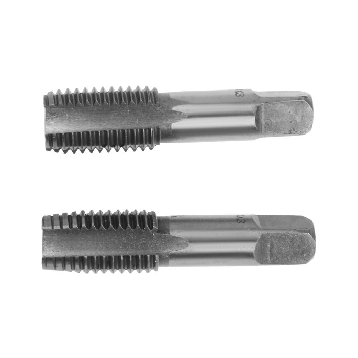 Метчики метрические ручные ТУНДРА, М24 х 3 мм, комплект из 2 шт. Метчики метрические ручные ТУНДРА, М24 х 3 мм, комплект из 2 шт.